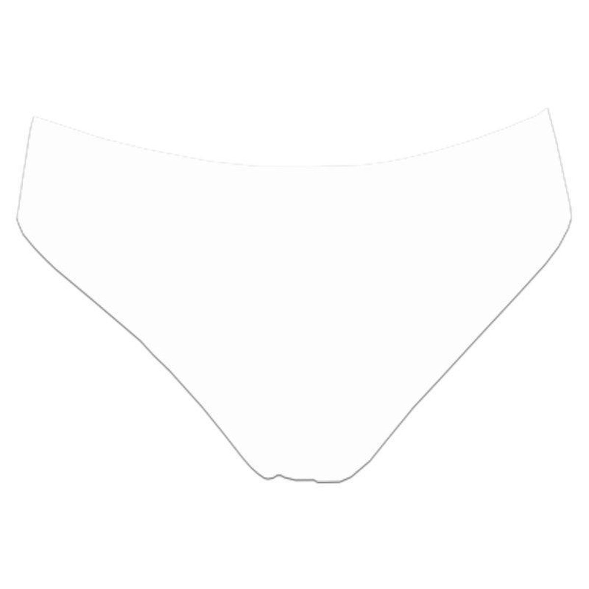 J&C Underwear dames naadloze string - microvezel - wit - maat XL