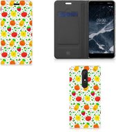 Nokia 5.1 (2018) Flip Style Cover Fruits