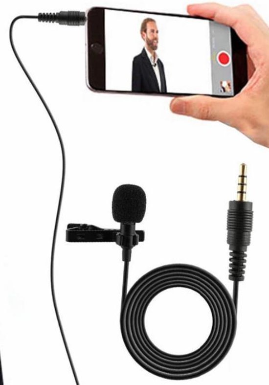 Clip-On Dasspeld Microfoon | Lavalier voor Mobiel (iPhone & Android) |  bol.com