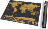WorldmapXL Wereld Kras Kraskaart Deluxe | 82,5 x 59,5