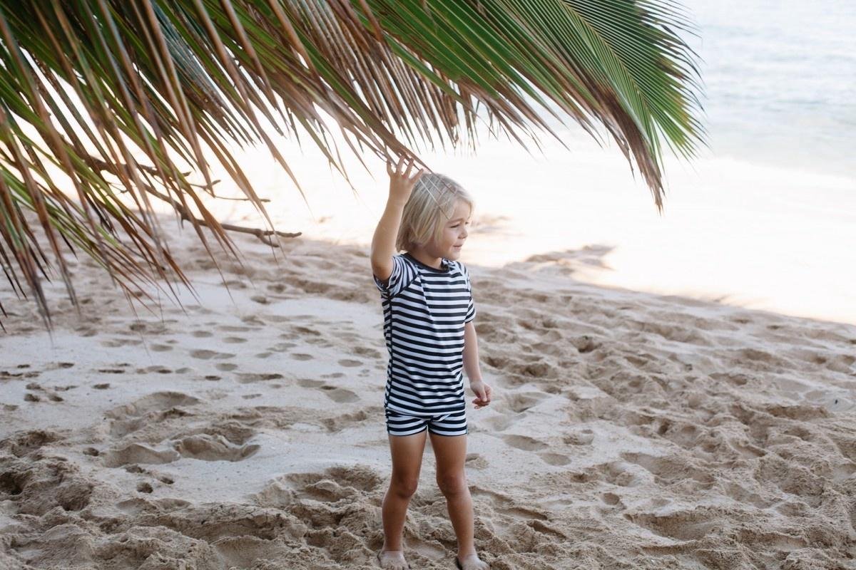Beach & Bandits UV zwemshirt Kinderen Stripe Tee - Zwart/Wit — afbeelding 9
