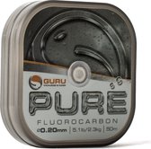 Guru Pure Fluorocarbon - 0.20mm - 50m - Transparant