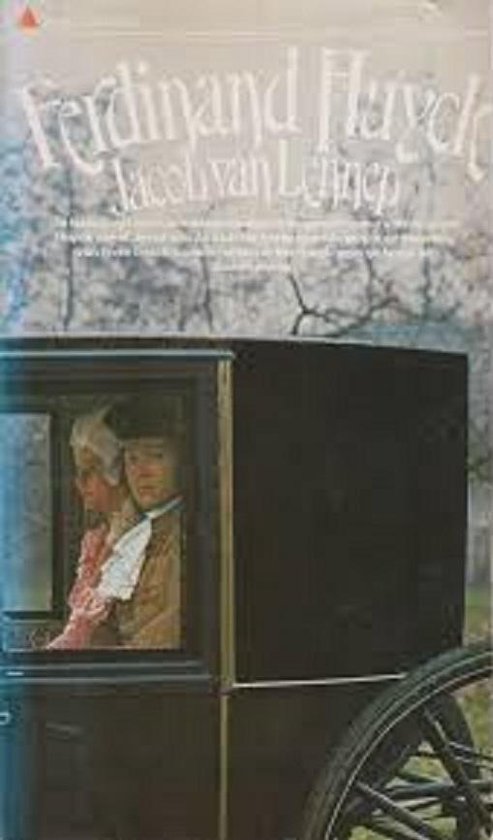 Ferdinand Huyck, Jacob van Lennep. Twee personen in een koets, vrouw in roze, man met witte kraag.