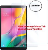 2 stuks Xssive Glazen Screenprotector voor Samsung Galaxy Tab A 10.1 2019 modelnr. T510 - Tempered Glass