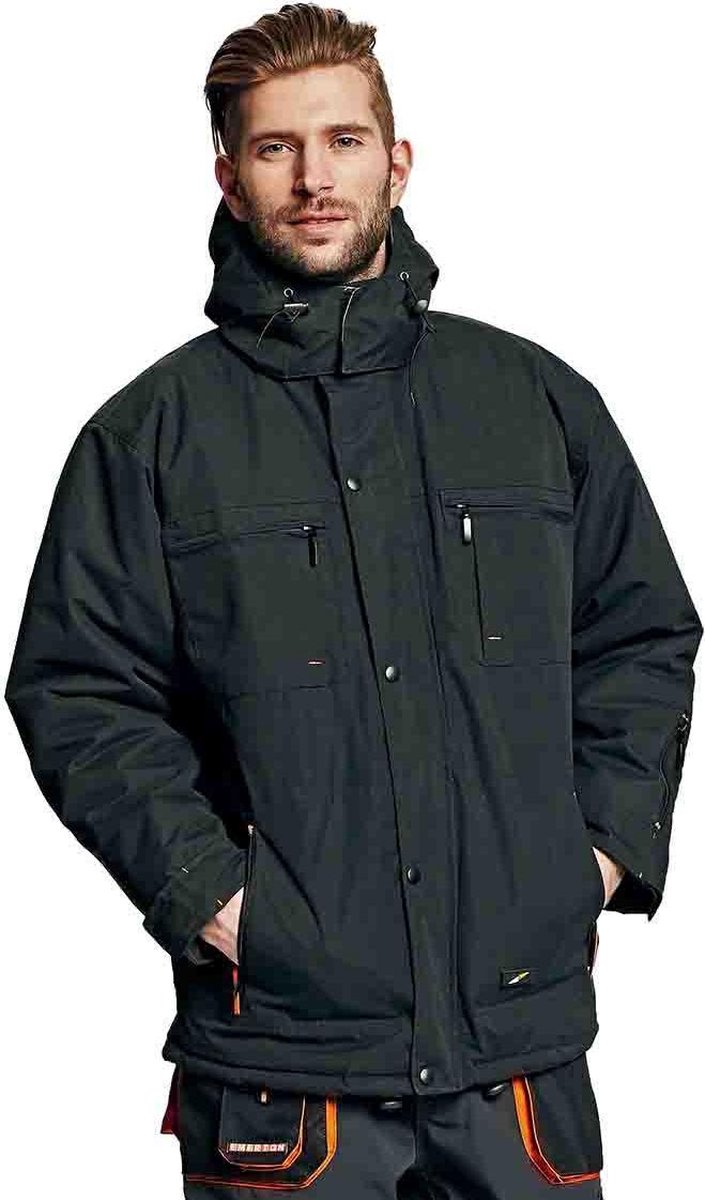 Winterjas parka Emerton 3XL heren winterjas Zwart
