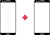 DuoPack: Google Pixel 3 screenprotector gehard glas Edge to Edge