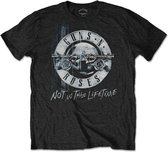 Guns N' Roses Heren Tshirt -XL- Not In This Lifetime Tour Xerox Zwart