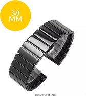 Apple Watch bandje 38 mm ceramic - zwart- iWatch series 1/2/3/4/5 38/40 MM