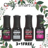 ORLY Smartgel 3 + 1 gratis. Set 4