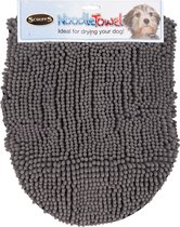Scruffs Noodle Towel - Absorberende Microvezel Handdoek voor Honden - Grijs - Grijs