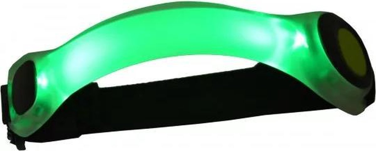 Fen Hardloop LED veiligheidsverlichting – armband - groen