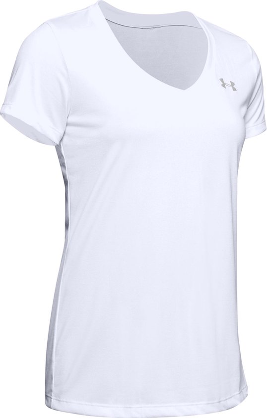 Under Armour Tech SSV - Solid Dames Sportshirt - Maat S