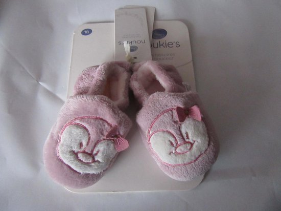 chaussons noukie's rose, taille 18 | bol.com