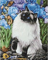 Wizardi Diamond Painting Kit Amongst the Irises WD2419