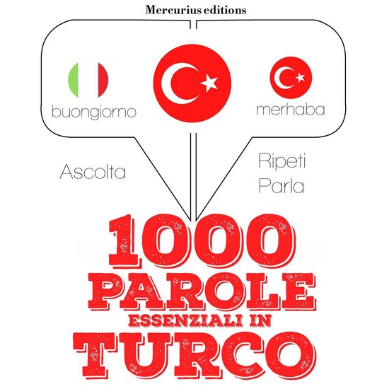 1000 parole essenziali in Turco - cover