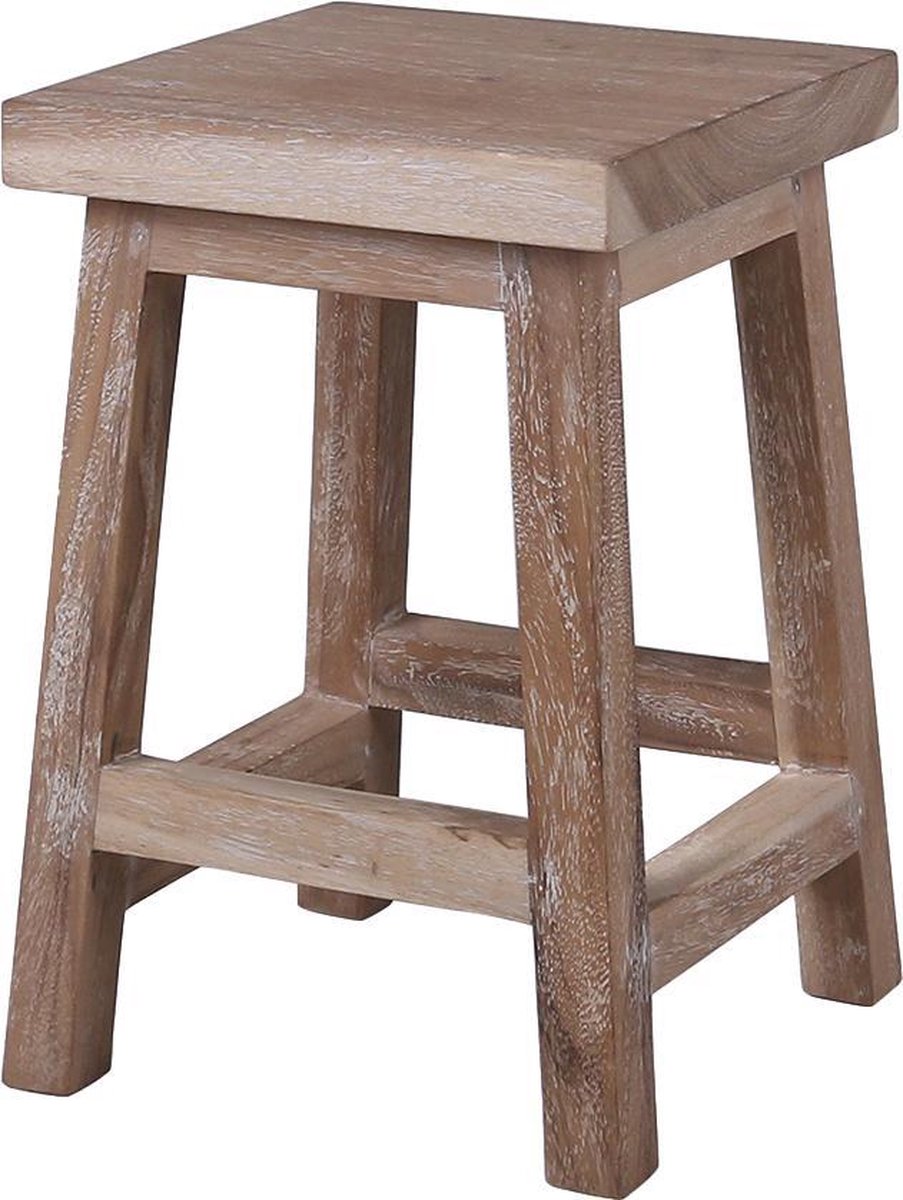 Krukje - Bijzettafeltje / plantentafeltje Mantili - Hardhout - 30/30/45 cm hoog - Tall Men Standing