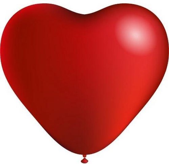 Ballon Coeur Rouge