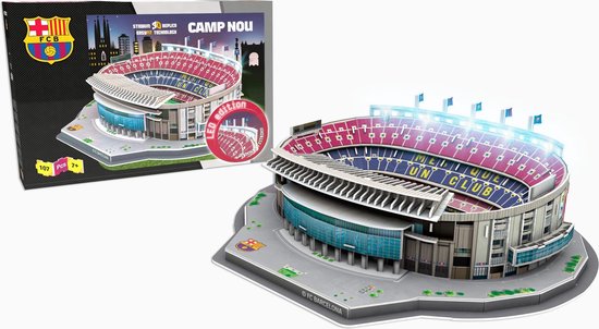 Puzzle FC Barcelone LED 3D Camp Nou - 100 pièces | bol.com