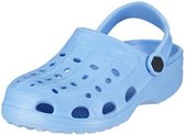 Playshoes waterschoenen EVA clog lichtblauw