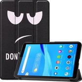 Lenovo Tab M7 hoes - Tri-Fold Book Case - Don't Touch Me