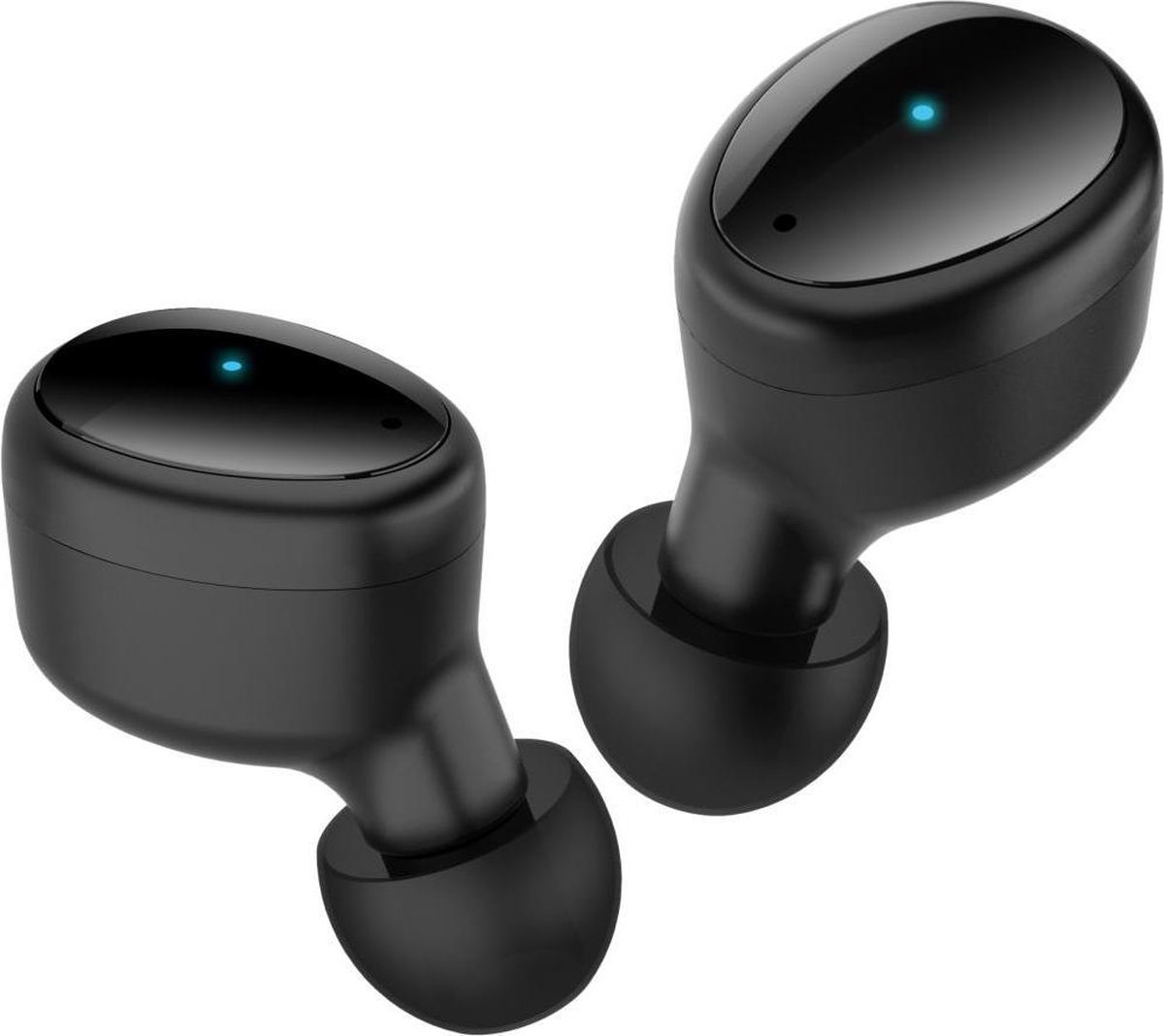 Grixx Optimum Draadloze oordopjes/pods - inclusief oplaadcase - Bluetooth - Zwart