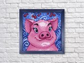 Wizardi Diamond Painting Kit Little Piggy WD2297