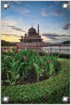 Tuinposter –Moskee– 100x150cm Foto op Tuinposter (wanddecoratie voor buiten en binnen)