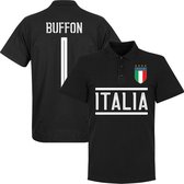Italië Buffon 1 Team Polo - Zwart  - S
