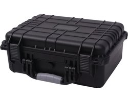 vidaXL - Beschermende - materiaalkoffer - 40,6x33x17,4 - cm - zwart