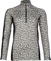 maupiti Kelley SR ski pully technical ladie - Maat: S, Kleur: Panther brown/bla