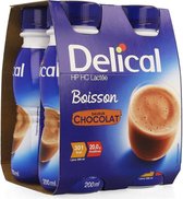 Delical Melkdrank HP/HC Chocola 4x200ml