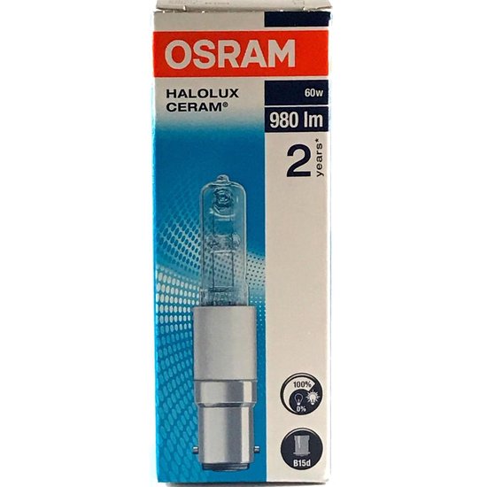 Osram HALOLUX CERAM halogeenlamp 60 W Warm wit B15d
