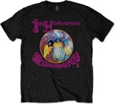 Jimi Hendrix - Are You Experienced Heren T-shirt - L - Zwart