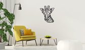 Metalen Giraffe XL Muurdecoratie 63 cm x 79 cm - Wall Art