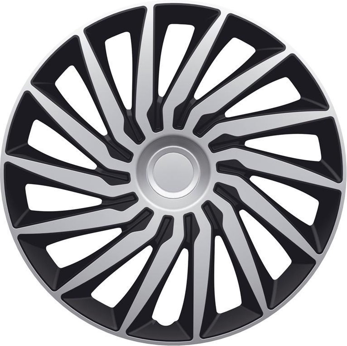 Wieldoppen set COPRA-SB 16 inch zilver-zwart