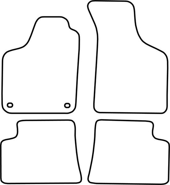 Tapis Renault Twingo 1 1993-2007 - set de 4 (2 avant et 2 arrière