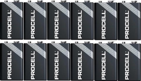 Procell 9V Batterijen 6LR61 - 10 stuks -