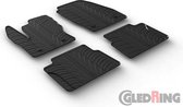 Gledring Rubbermatten passend voor Ford Transit Connect Kombi Furgon (L1/L2) 2014- (T profiel 4-delig + montageclips)