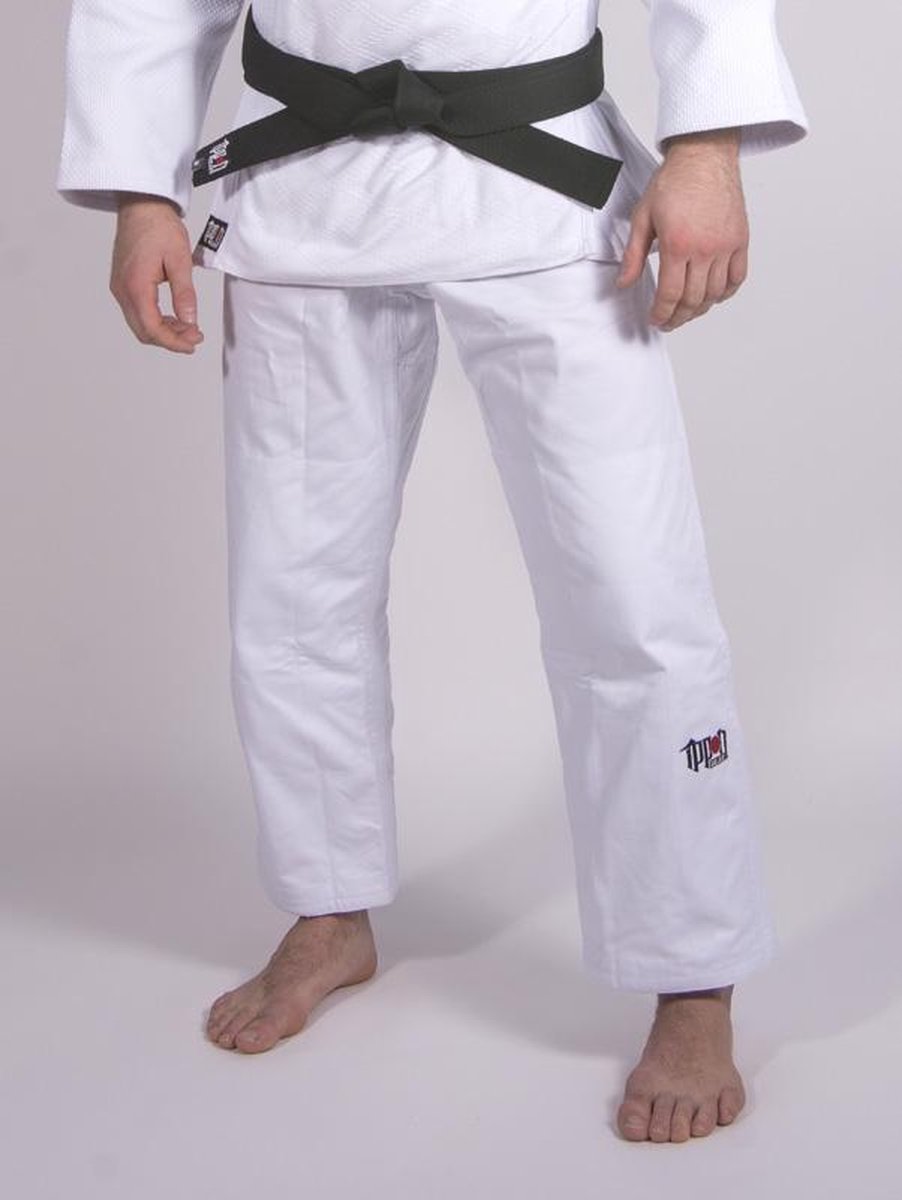 Ippon Gear Fighter, witte judobroek voor fighters (Maat: 195)