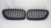 Matzwarte Grills BMW 5-Serie F10/F11 Sedan/Touring 2010-