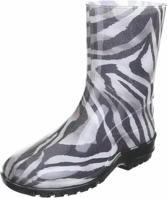 Regenlaarzen Dames met Zebramotief– Maat 41 | bol.com
