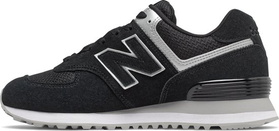 new balance wl574 black grey