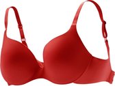 Royal Lounge Junky Royal Fit scarlet red padded bra scarlet red - voorgevormde bh Maat: 80D