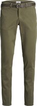 JACK & JONES JJIROY JJJAMES SA OLIVE NOOS Heren Broek - Maat 3032