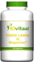 Elvitaal Temoe Lawak - 250 tabletten - Kruidenpreparaat - Voedingssupplement