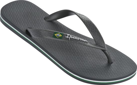 Ipanema Classic Brasil Slippers Heren - Dark Grey - Maat 39/40
