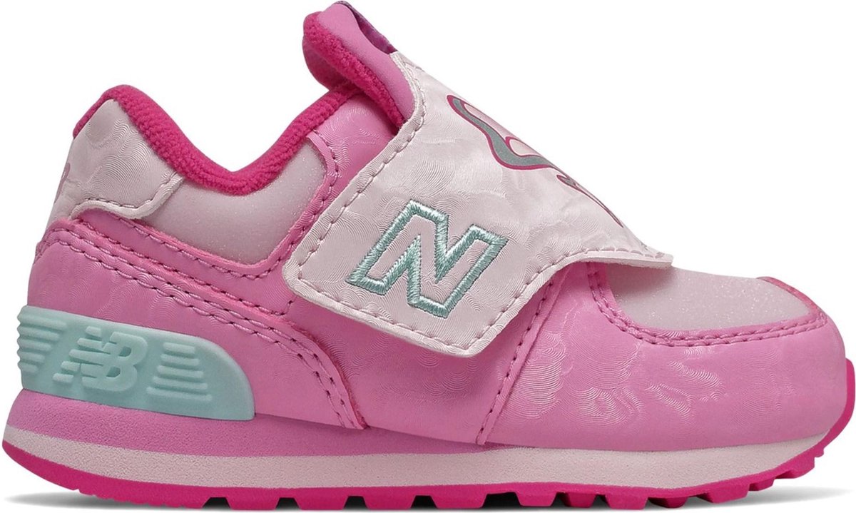 New Balance 574 Sneakers - Maat 26 - Meisjes - roze/licht blauw | bol.com