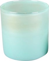 Rasteli Waxinelichthouder Glas Mint-Groen-Blauw D 15 cm H 15 cm