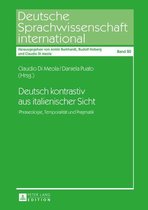 Deutsche Sprachwissenschaft international 20 - Deutsch kontrastiv aus italienischer Sicht