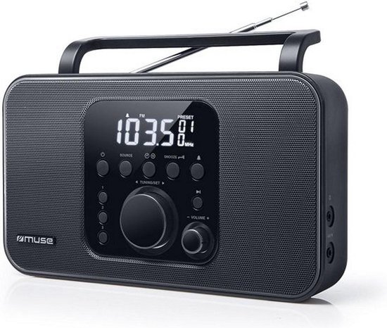 vertaler Voor een dagje uit Uitsteken Muse M-091R - Portable stereo radio met wekkerfunctie | bol.com